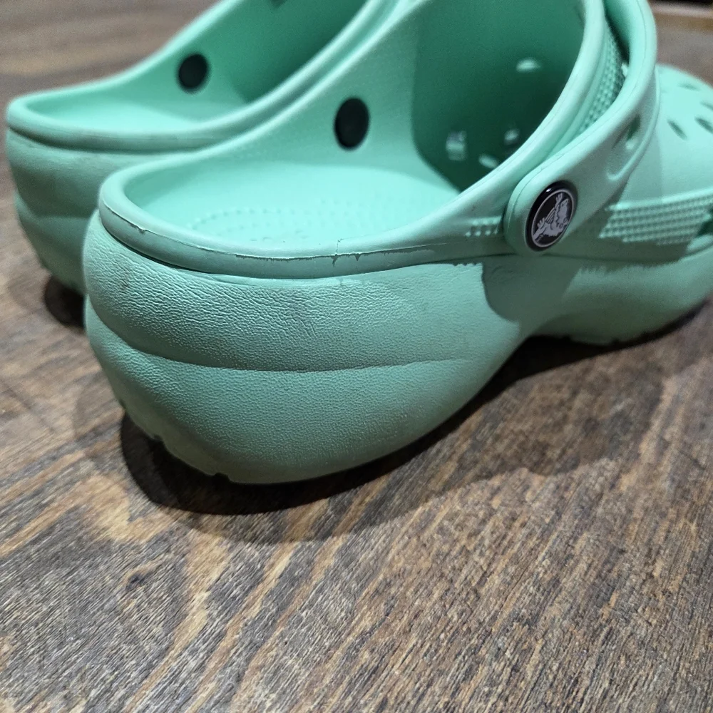 Crocs Platform Teal - Picture 9 of 10